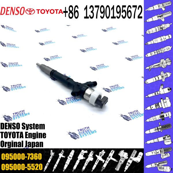 High Quality Common Rail Fuel Injector 095000-7350 For TOYOTA LAND CRUISER 1KD-FTV 23670-30210