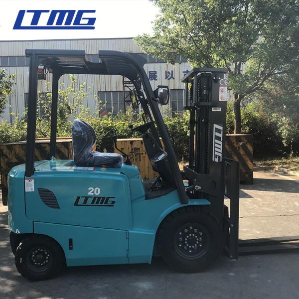 Ltmg 4 Wheel Electric Forklift Truck Low Running Cost With LED Lamp And 450ah