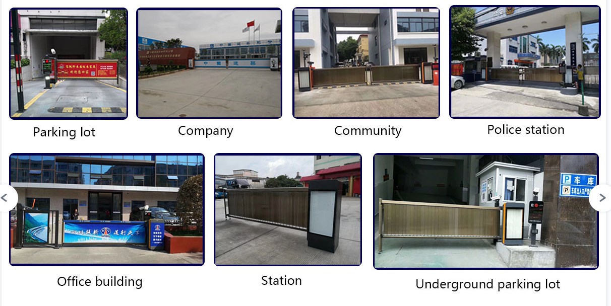 Business Building Toll Parking Lot Barrier Gate With Insulation And Flap Advertising
