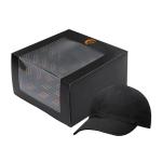 Luxury Custom Logo Baseball Hat Boxes Packaging Baseball Window Paper Foldable
