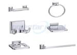 Decorative Bathroom Hardware Accessories 6" Satin Nickel Towel Ring