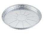 Pizza Pan ISO9001 Plain 0.01mm Aluminium Food Tray