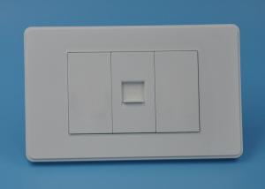 China Universal Internet Ethernet Wall Socket , Household Telephone Wall Socket wholesale