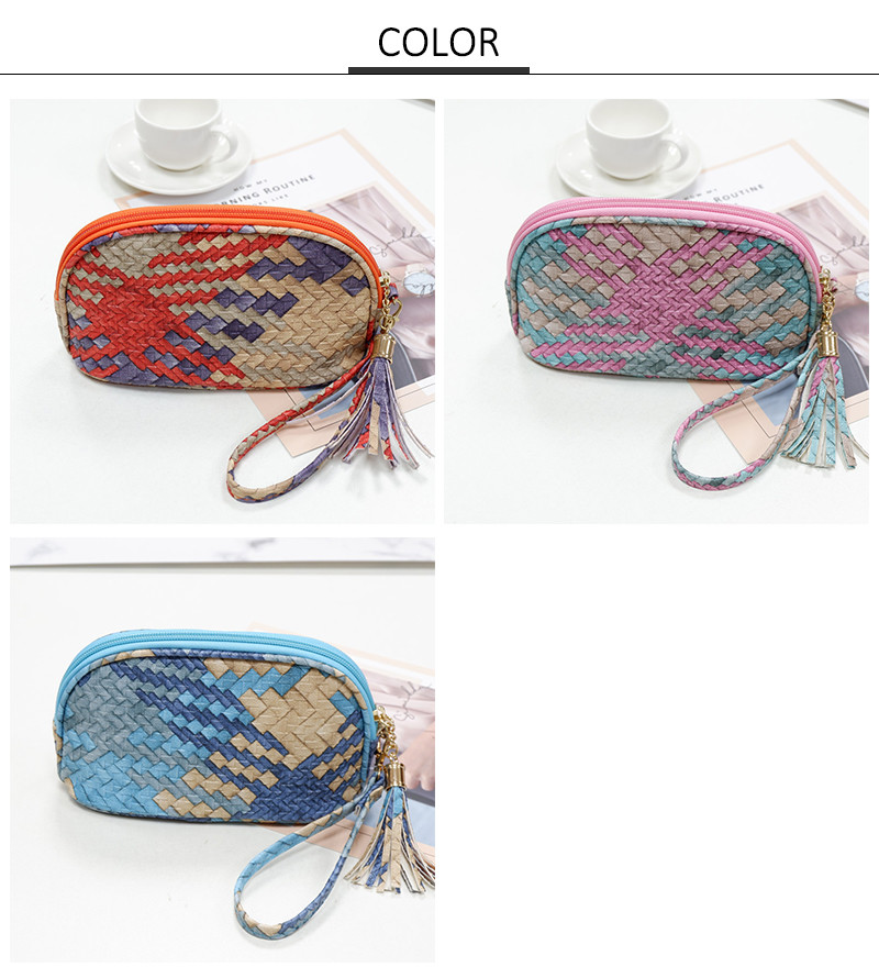 Lightweight Multifunction Zipper PU Cosmetic Bag For Women