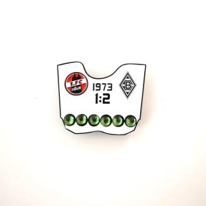 China Custom Black Dye Finish Football Game Collectible Lapel Pin With Gemstones wholesale