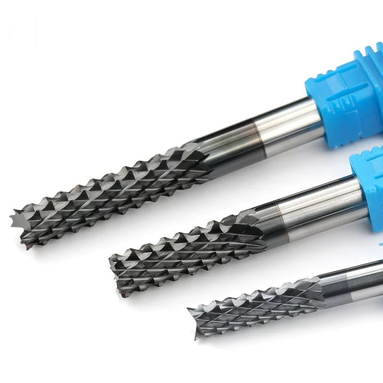 Tungsten Steel Alloy Corn Milling Cutter Composite CNC Tool Coarse Teeth Fast Cutting