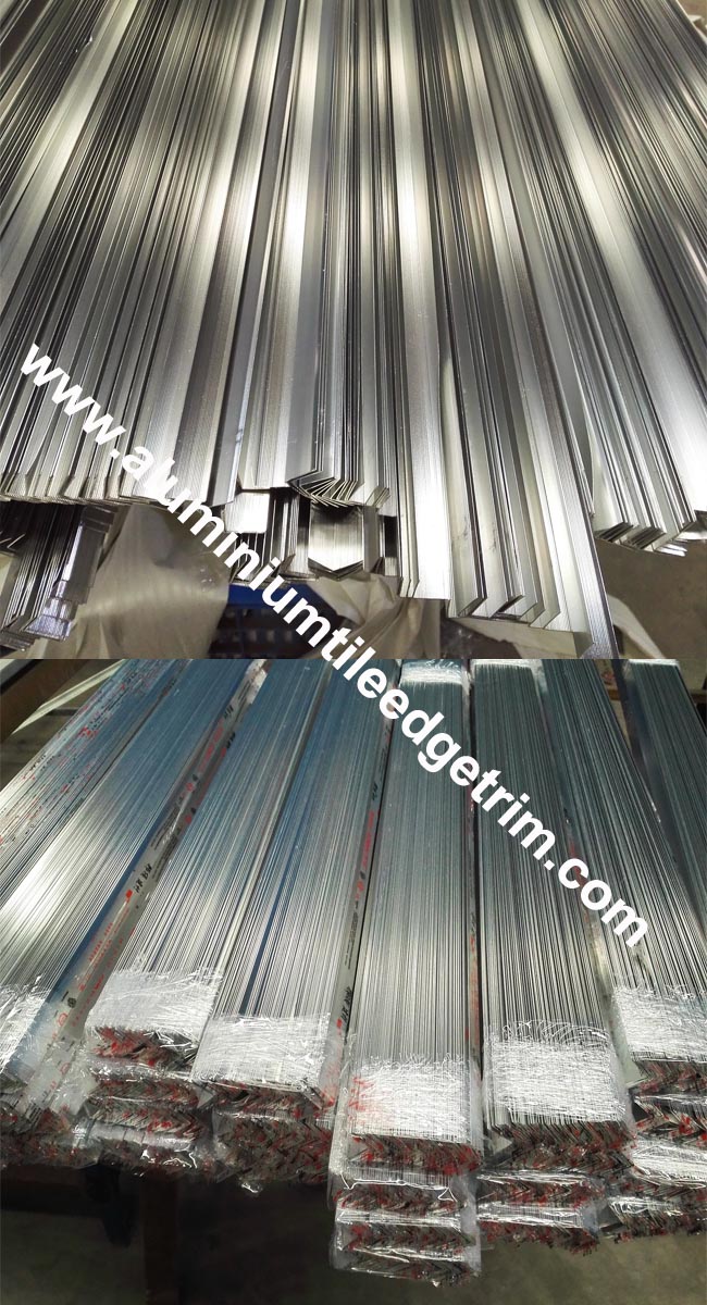 anodized silver aluminium corner guard