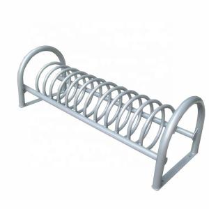 China Powder Coated Steel Bike Parking Racks , Bicycle Parking Stand ISO9001 Certificate wholesale
