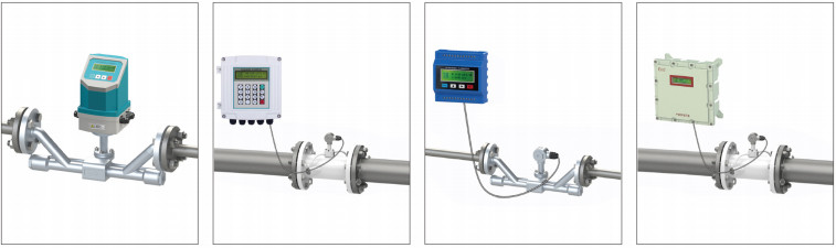 4-20mA Output Flange Mounting RS485 Ultrasonic Water Flow Meter
