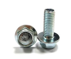 China M8 Carbon Steel Din921 Hexagon Head Hex Flange Bolts wholesale