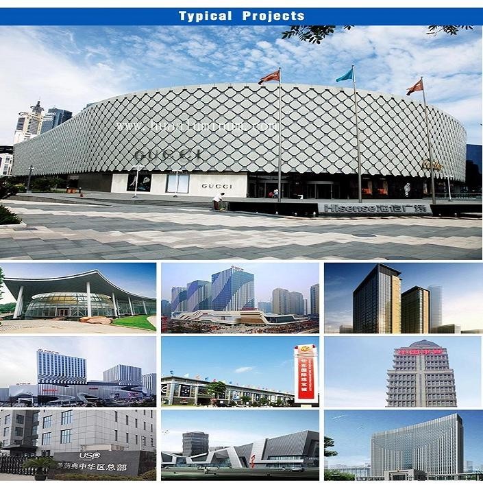 Building Exterior Wall 1.22m PVDF Aluminium Composite Panel Matte Surface