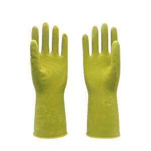 China Extra Large Flock Lined Rubber Gloves Multi Purpose High Durability wholesale