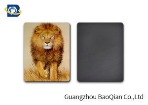 China Stunning Lion 3D Image Lenticular Magnet Sticker 0.45mm Thickness For Decoration wholesale