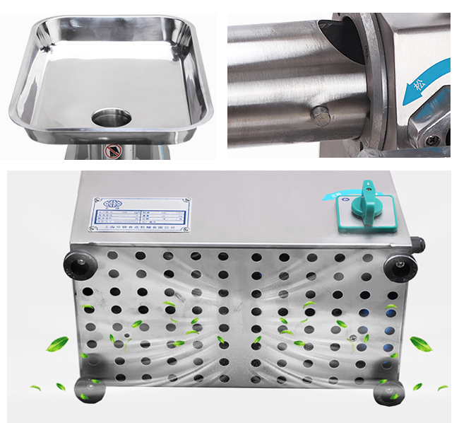 Commercial Stainless Steel Meat Grinder 250KG/H Meat Mincer Machine For Hotel