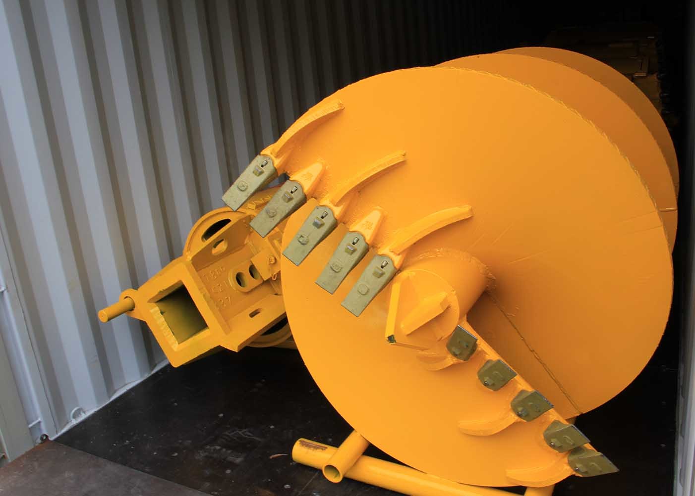 Soil Layer And Rock Layer Bucket Auger With Bullet Teeth Or Flat Teeth