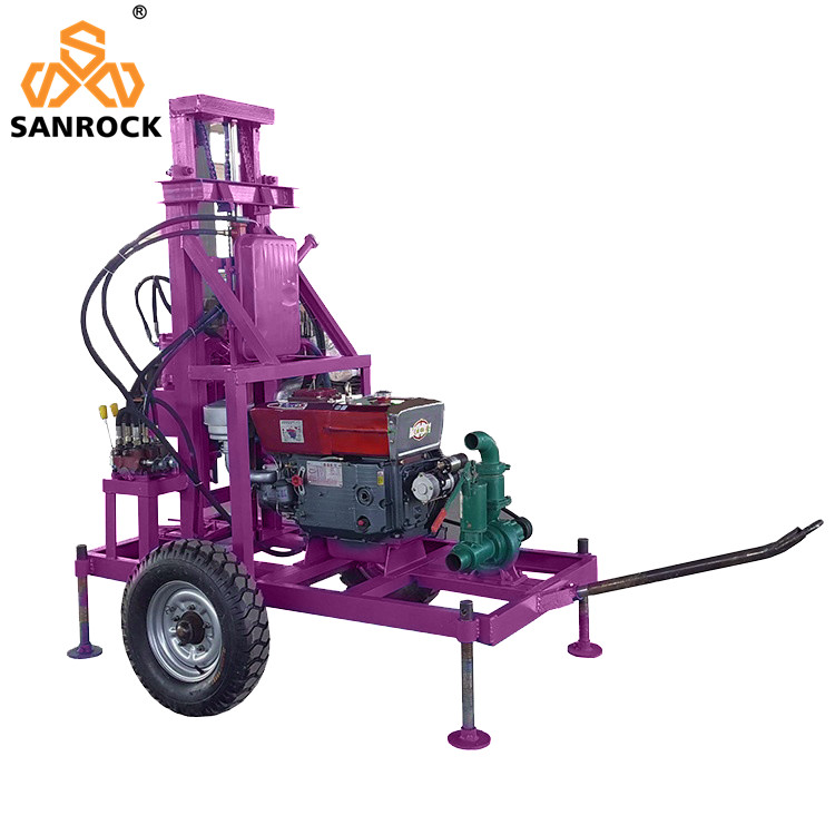 Water Well Drilling Machine Hydraulic Bore Hole Mobile Water Drilling Rigs