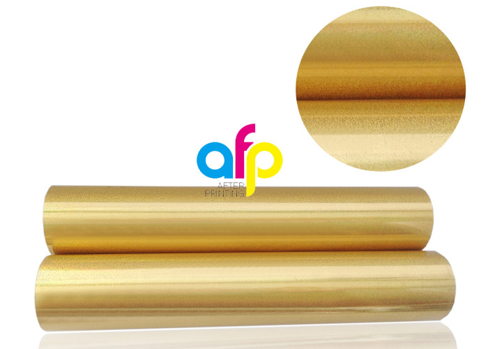 Premium Washable Holographic Foil Paper Rolls Textile / Garment Suit