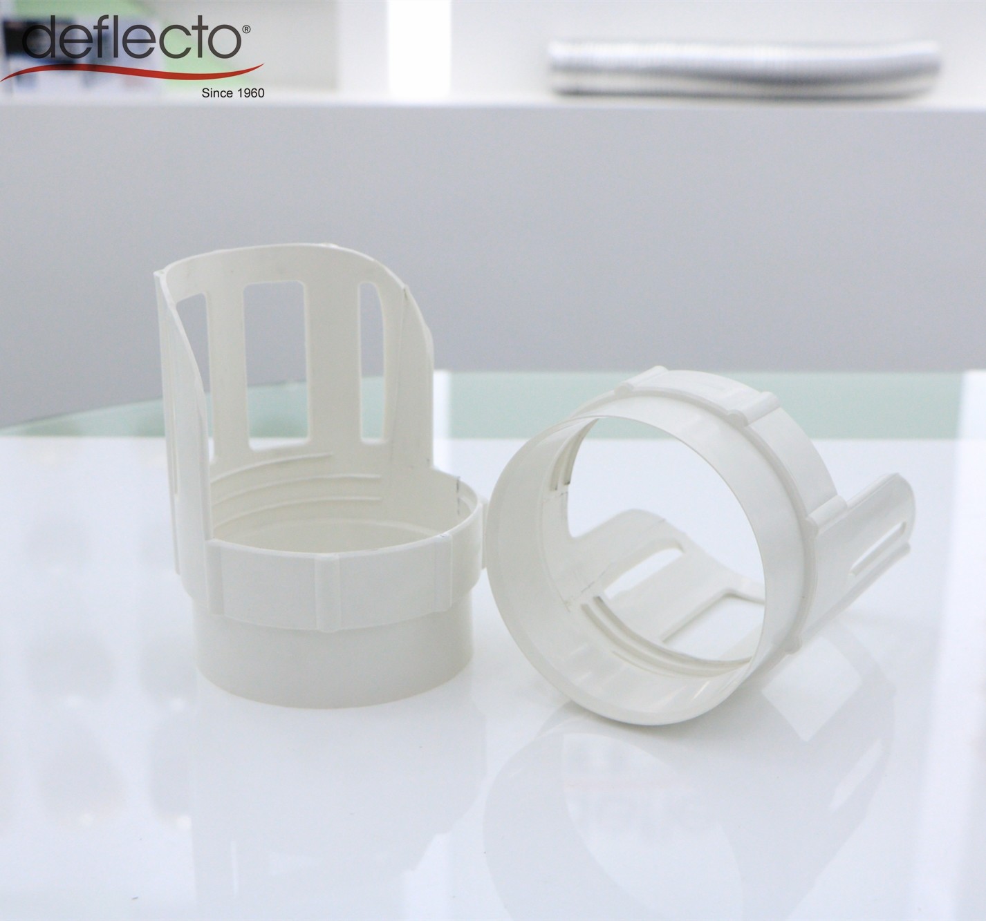 Ventilation Aluminum Flexible Air Duct Set Easy Connection Hook Up Kit 4 Inch 100mm