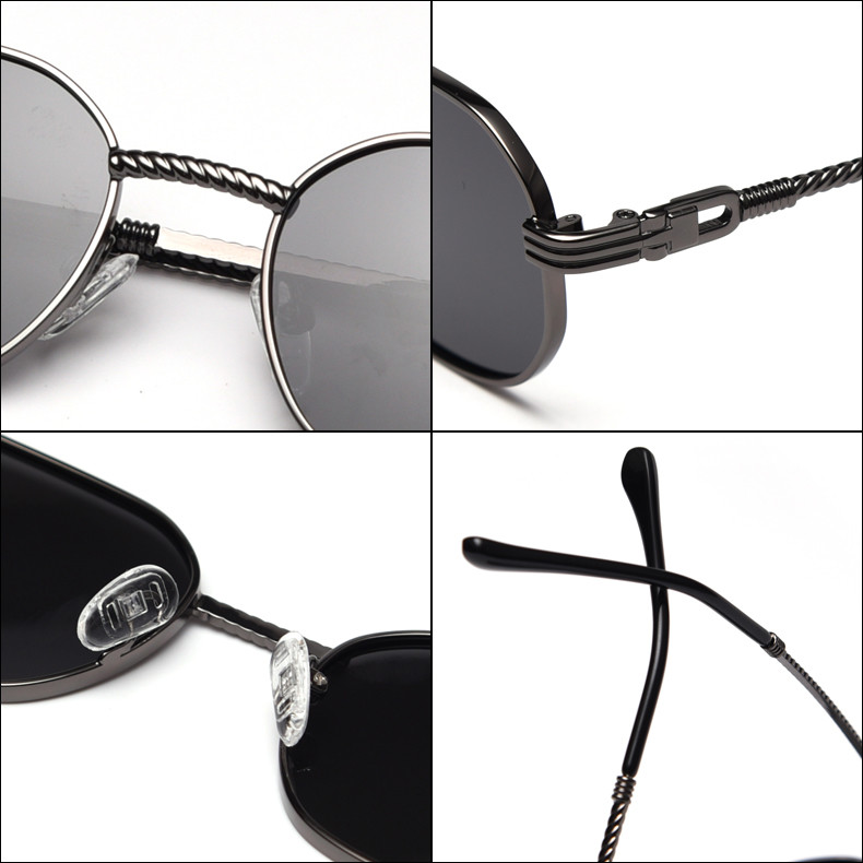 Frameless Girls Metal Frame Women Polarized Fashion Sunglasses 137MM