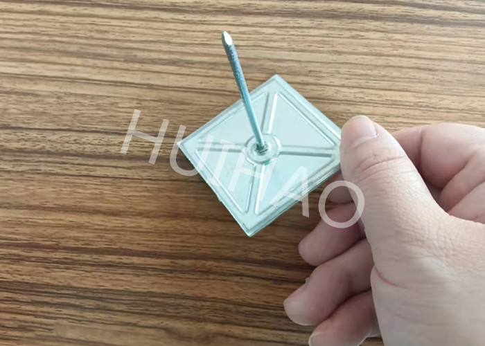 Glavanized Steel 2.7mm Self Adhesive Insulation Stick Pins Fixing Rock Wool Layer