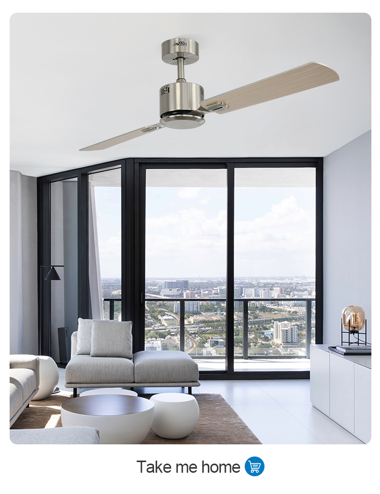 More Than Five Wind Speed 52 Inch MDF Blades Ceiling Fan with Remote Private Mold NO