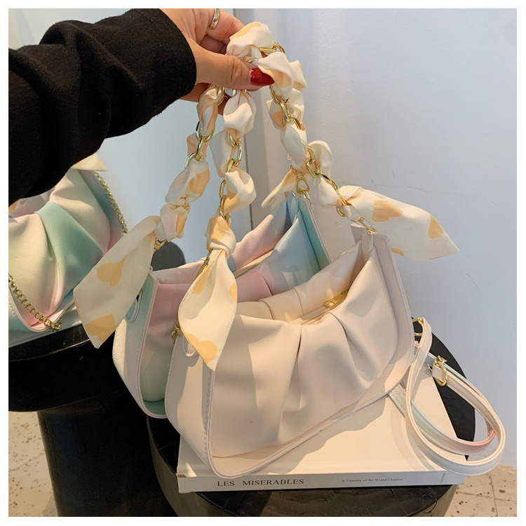 Polyester Lining Folded Cloud Bag Fashionable Handbags for Ladies from Top Handbag