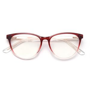 China BSCI Round Optical Eyeglasses TR90 Frames Glasses Plain Lens wholesale