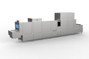 China Electrical Flight Type Dishwasher Freestanding Commercial Dishwashing Machine wholesale