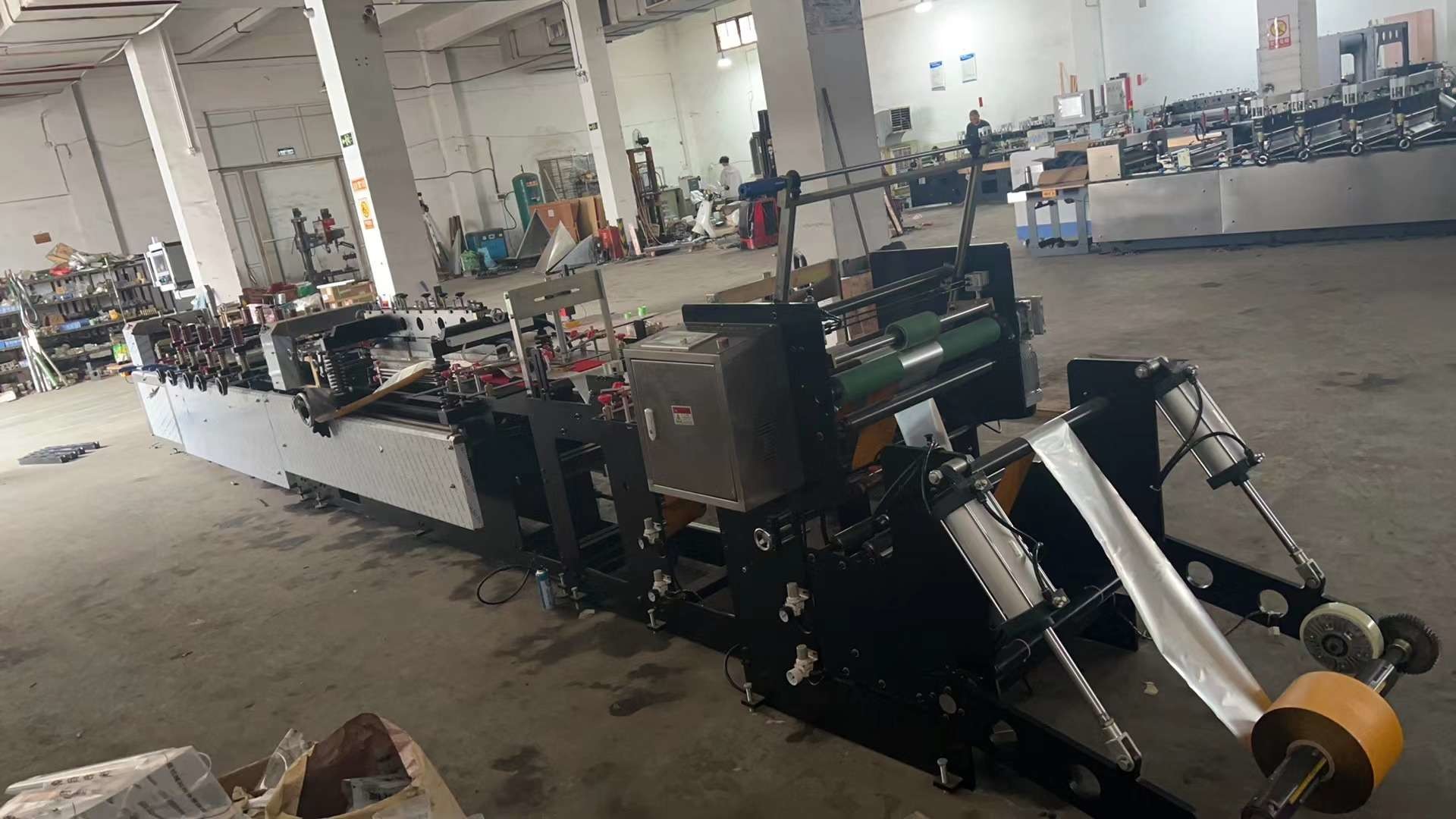 Center Sealed BOPP Bag / Plastic Pouch Making Machine 380V
