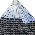 Customized Cupboard Construction Galvanized Steel Square Tube with 3mm Thickness