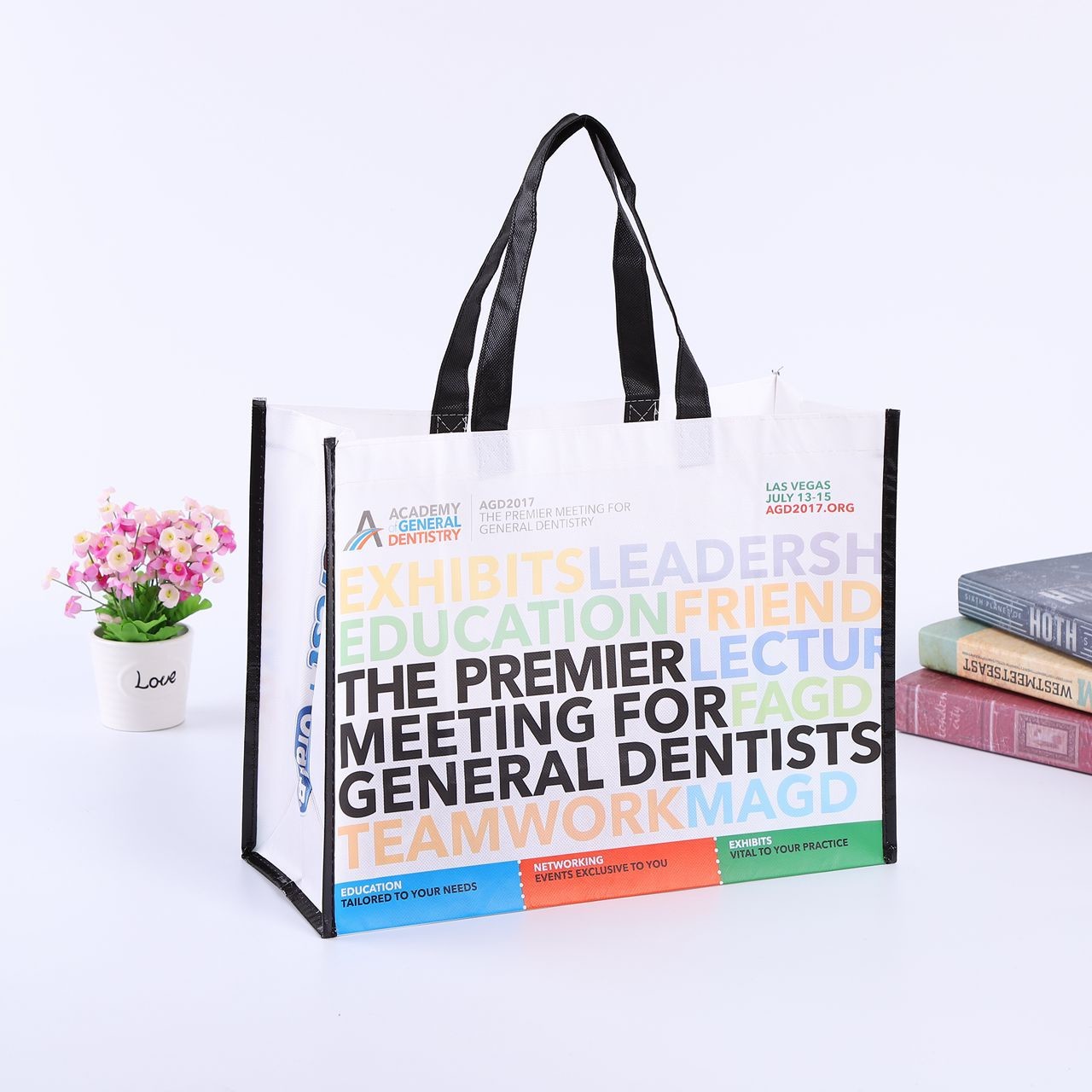 Reusable Promotional Eco 80GSM Non Woven Packaging Bags