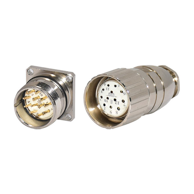 RIGOAL M23 Circular Connectors , 12P IP67 Electrical Power Connectors
