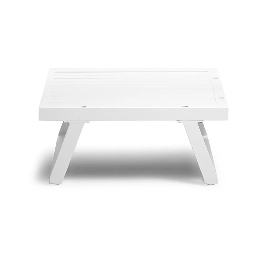 Aluminum Frame Patio Set AJUNION Modern Outdoor Furniture Daybed Sectional Lounge Set