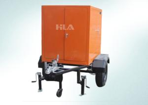China High Vacuum Transformer Mobile Oil Purifier Movable Trailer With Closed Doors wholesale