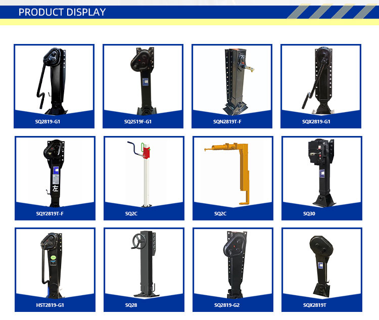 Heavy Duty Truck Semi Trailer Landing Gear with 480/844 Lift/Height and Durable Stainless Steel Material