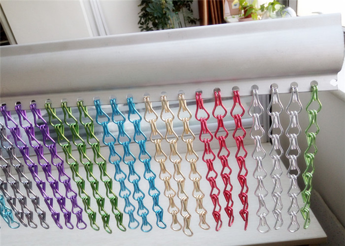Decoration Fly Screen Chain Curtain Room Divider Non Rust Color Optional