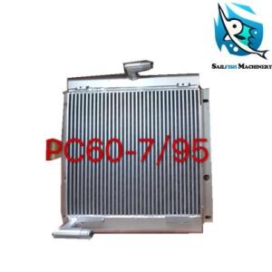 China Hot sale good quality aluminum 6D95 PC60-6 oil cooling radiator for KOMATSU excavator wholesale