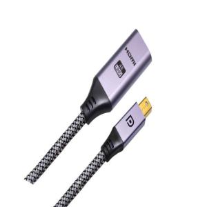 China HDMI Nylon Adapter Video Displayport Cable Aluminum Mini DP Converter For HDMI Display wholesale