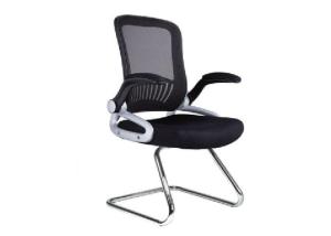 China Chrome Foot Non Wheeled Desk Chair , Contemporary Ergonomic Task Chair PP Arm wholesale