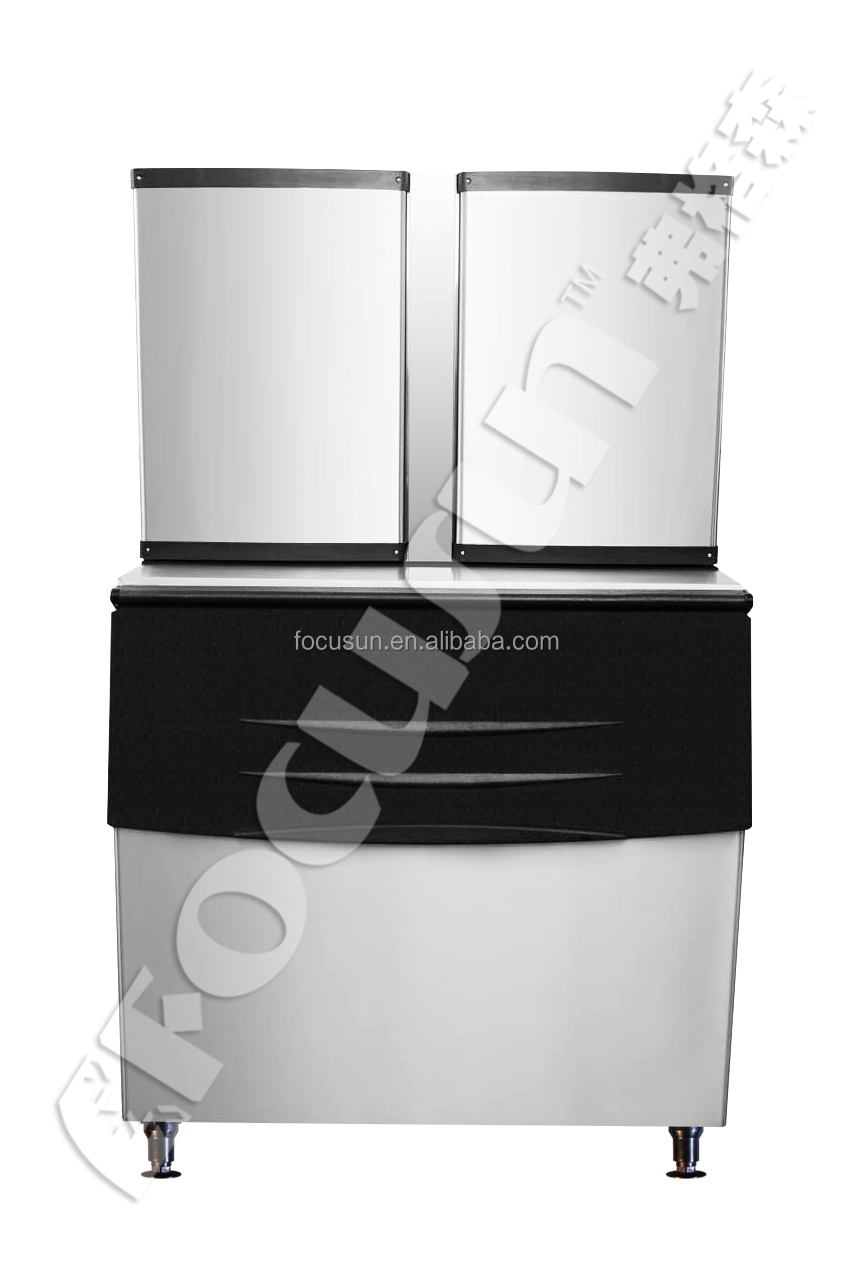 Aspera Compressor Split Air Cooler Automatic Ice Machine 680kg Commercial Cube Ice Maker