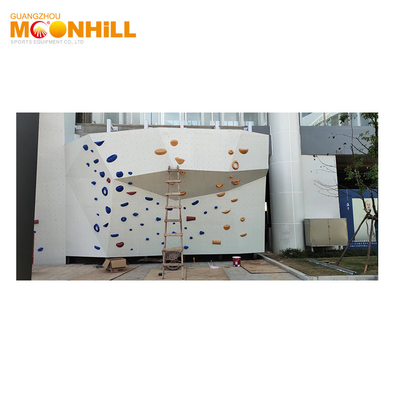 Amusement Park Overhang Climbing Wall Boulder Indoor Rock Climbing For Adults