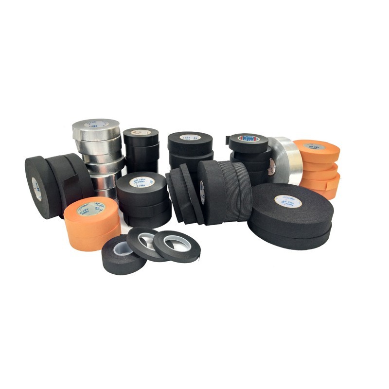 Abrasion Resistant Automotive Cloth Tape For Wrapping Wire Harness 0.2mm Thickness