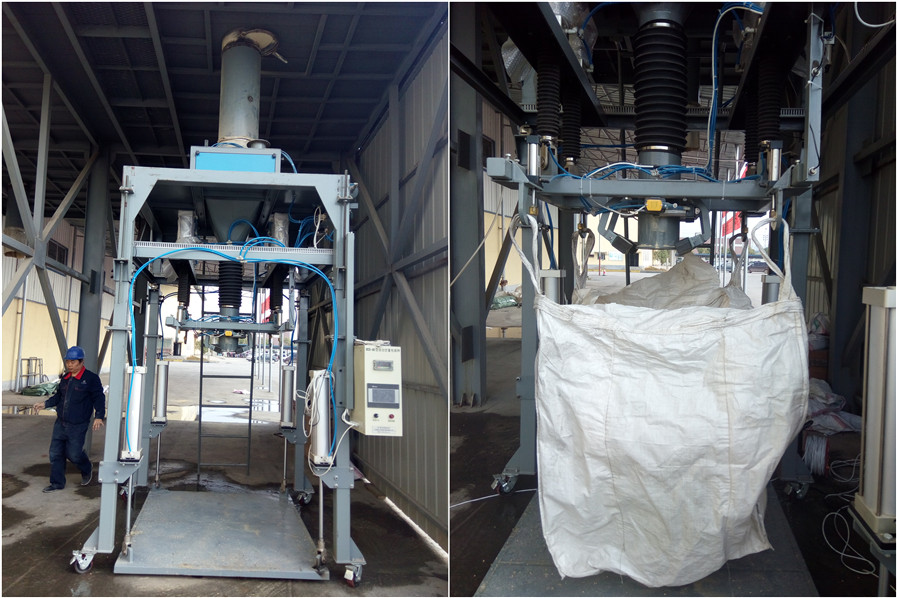 Gravity Feeding 1 Ton Semi Auto Big Bag Jumbo Bag Filling Machine