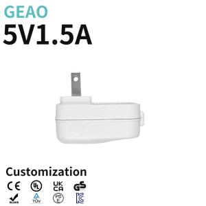China 12W 5V 1.5A Headphone USB Wall Charger Over Current Protection wholesale