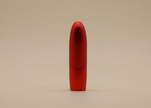 China Cosmetic Packaging Lip Balm Tubes Frosted Red 4.5g With ISO 9001 Certification wholesale