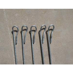 China Cardboard HDG Cotton Galvanized Bale Ties High Carbon Steel 23cm 3.658mm Dia wholesale