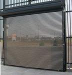 Perforated Steel Security Roller Shutters , polycarbonate transparent Steel