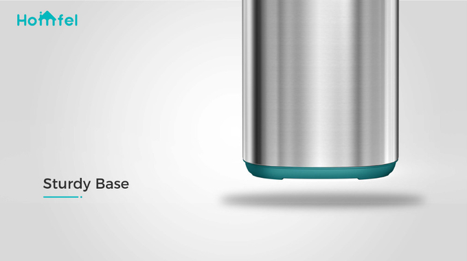 Household Office Standing Press Top Trash Can with 30L/40L/50L Capacity and Iron Structure