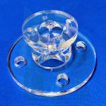 High Quality Polished Quartz Glass Tube Quartz Tube With Flange End