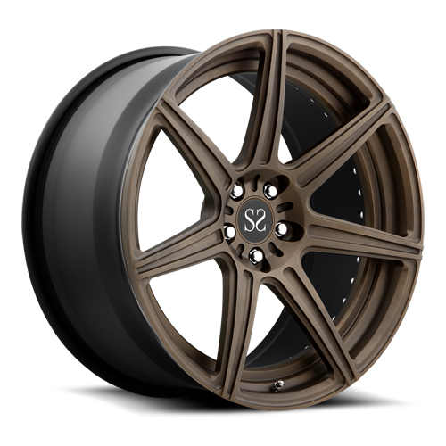 Aluminum Alloy 2 Pieces Forged Bronze Wheels For Audi Rs6 Rs7 Rims21 22 Inch 5x112